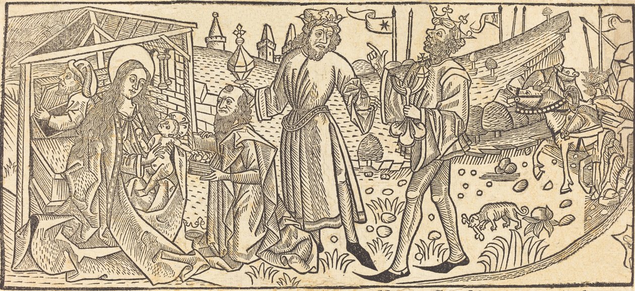 Die Anbetung der Könige von Unbekannt