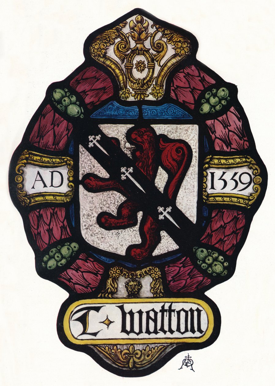 Die Wappen von Thomas Watton von Unbekannt