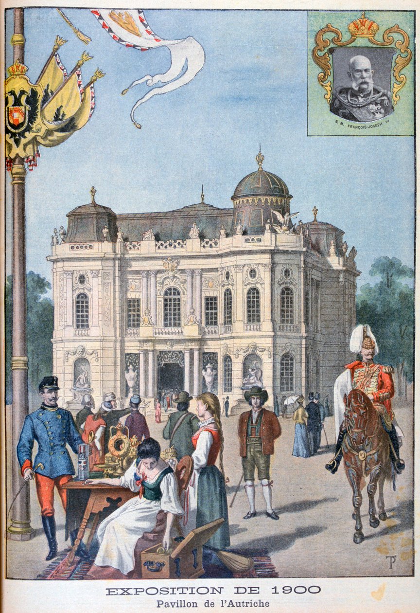 Der österreichische Pavillon auf der Weltausstellung 1900, Paris, 1900 von Unbekannt