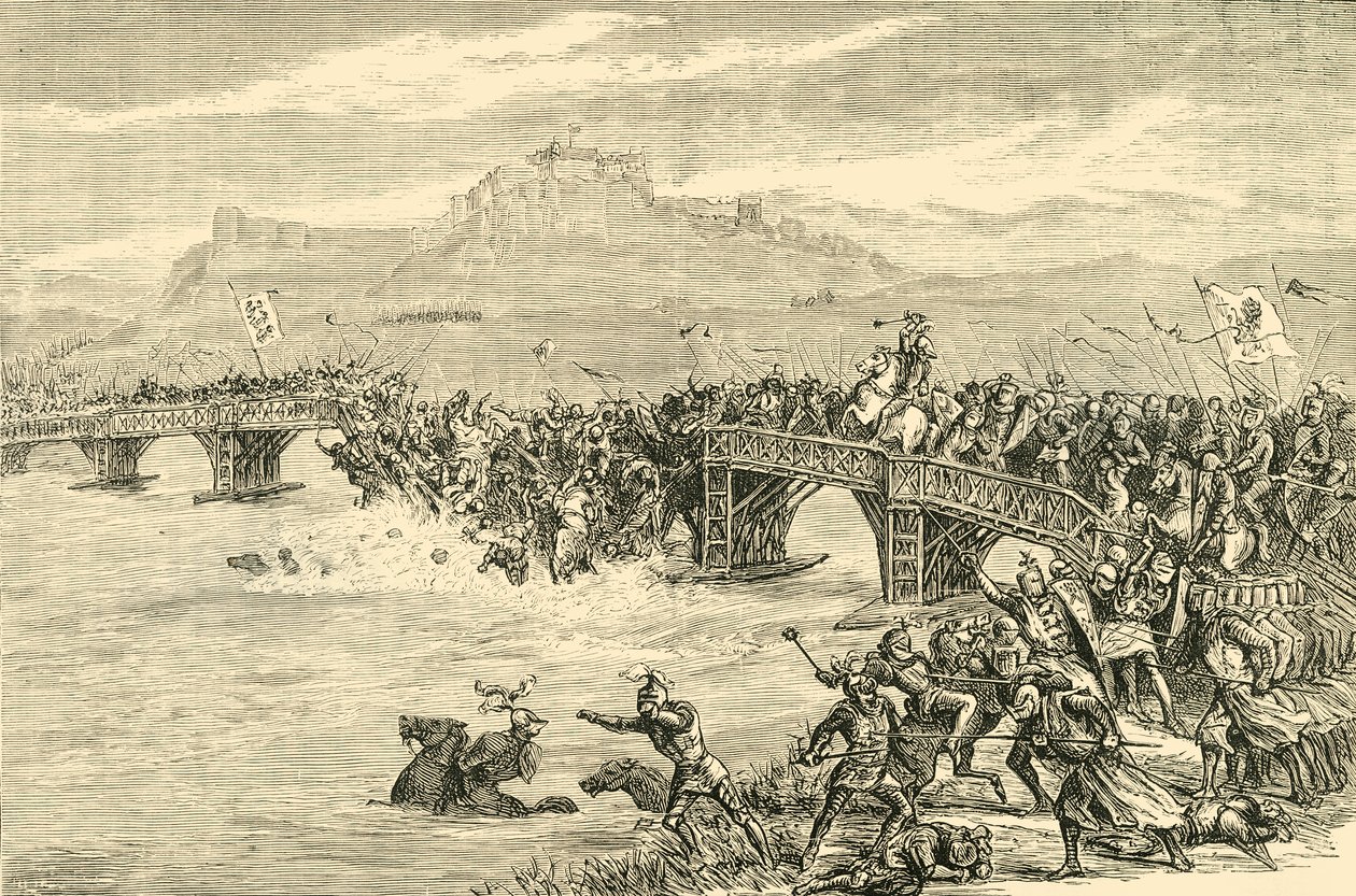 Die Schlacht von Stirling Castle, 1297 von Unbekannt