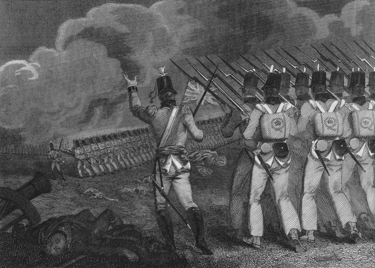 Die Schlacht von Vittoria, 21. Juni 1813, 19. Jahrhundert von Unbekannt