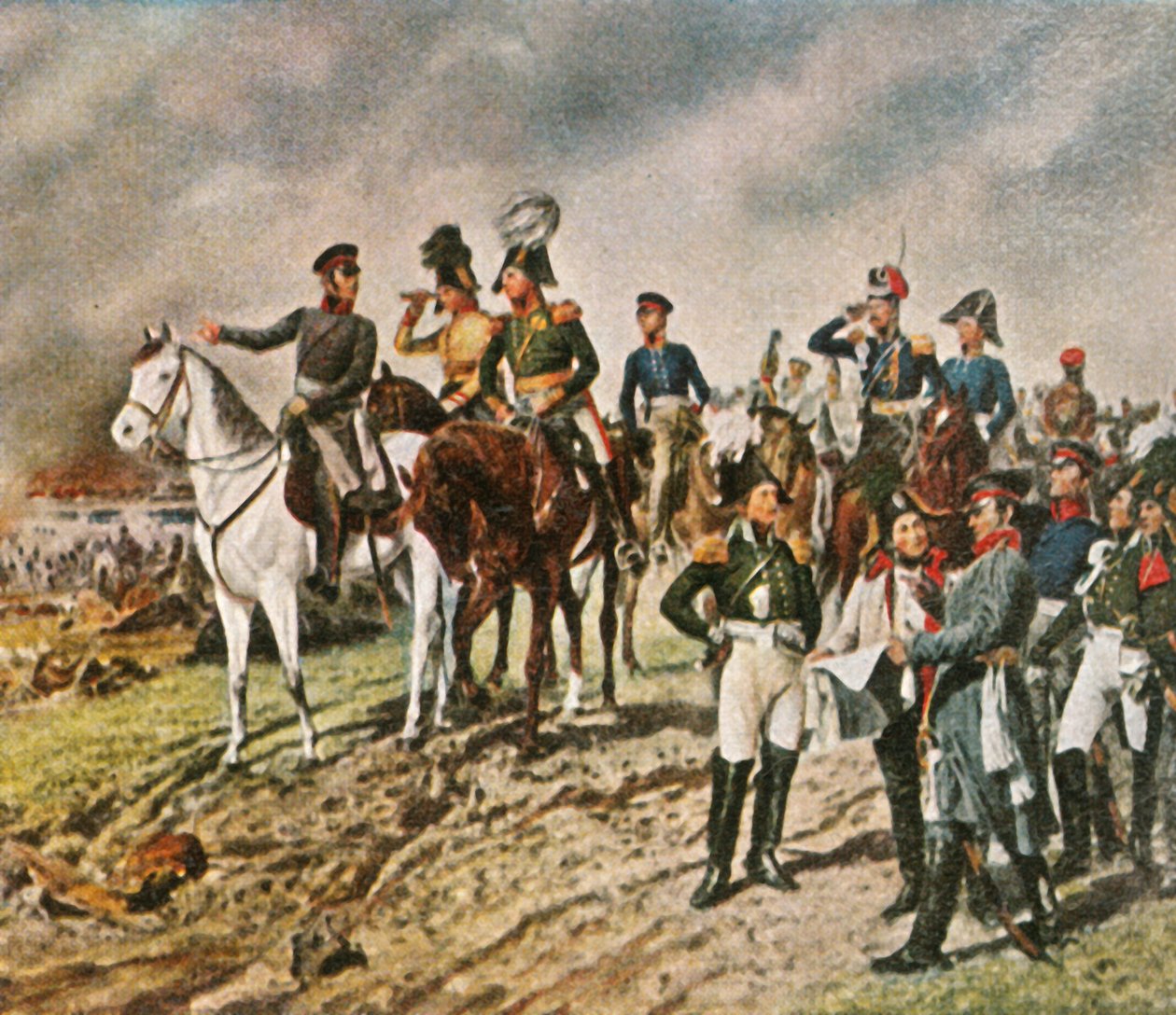 Die Völkerschlacht bei Leipzig, 16.-19. Oktober 1813 von Unbekannt