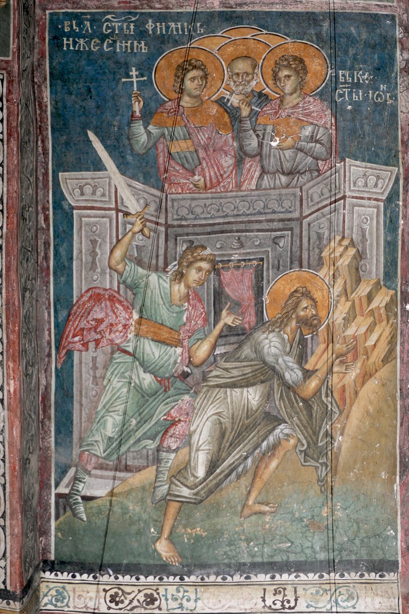 Die Enthauptung von Johannes dem Täufer, ca. 1350 von Unbekannt