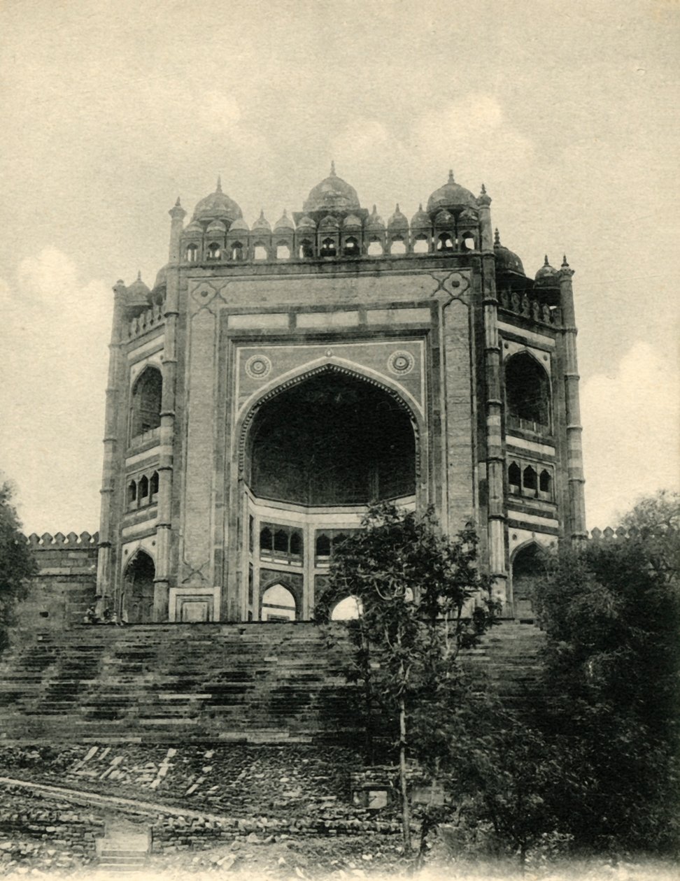 Das Bolund-Tor, Futtehpur Sikri, Agra von Unbekannt