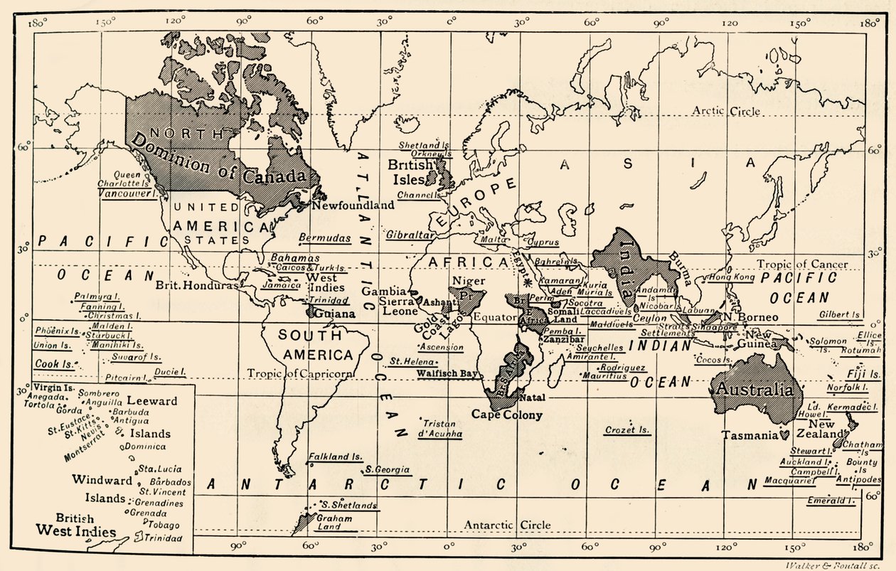 Das Britische Empire, 1897 von Unbekannt