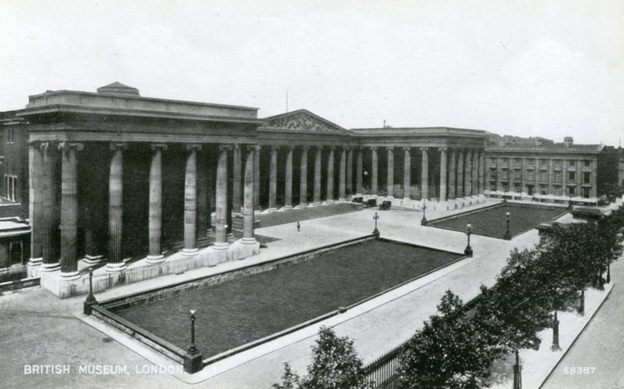 Das British Museum, Great Russell Street, London, 20. Jahrhundert von Unbekannt