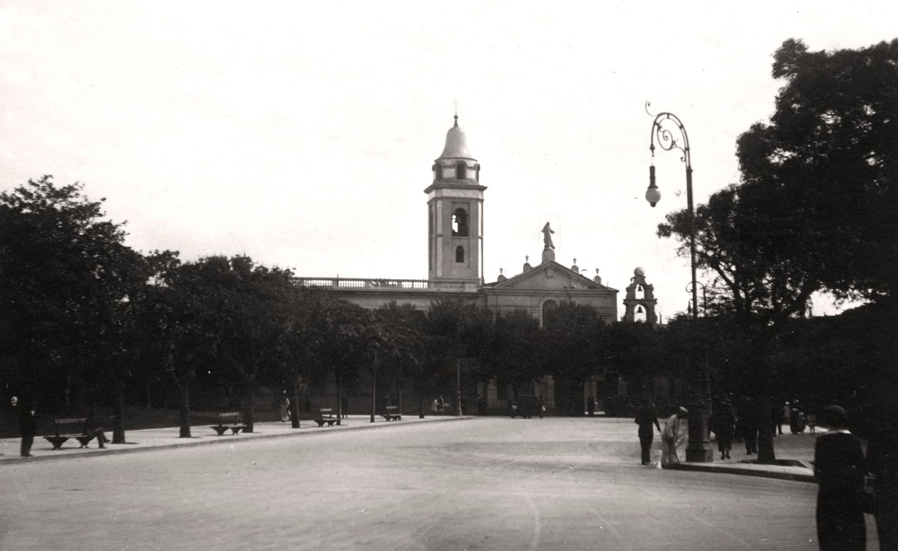 Die Capilla del Pilar, Friedhof La Recoleta, Buenos Aires, Argentinien, ca. 1900er Jahre von Unbekannt