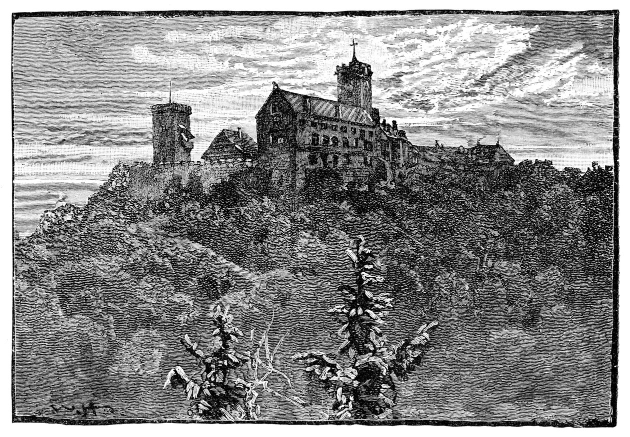 Die Wartburg, 1900 von Unbekannt