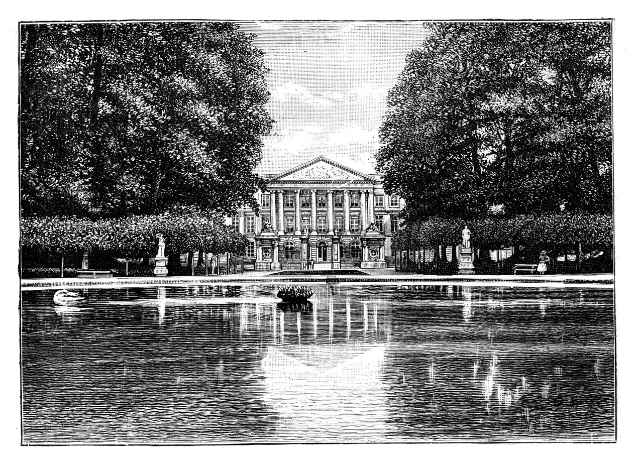 Die Kammer der Abgeordneten, Brüssel, ca. 1888 von Unbekannt