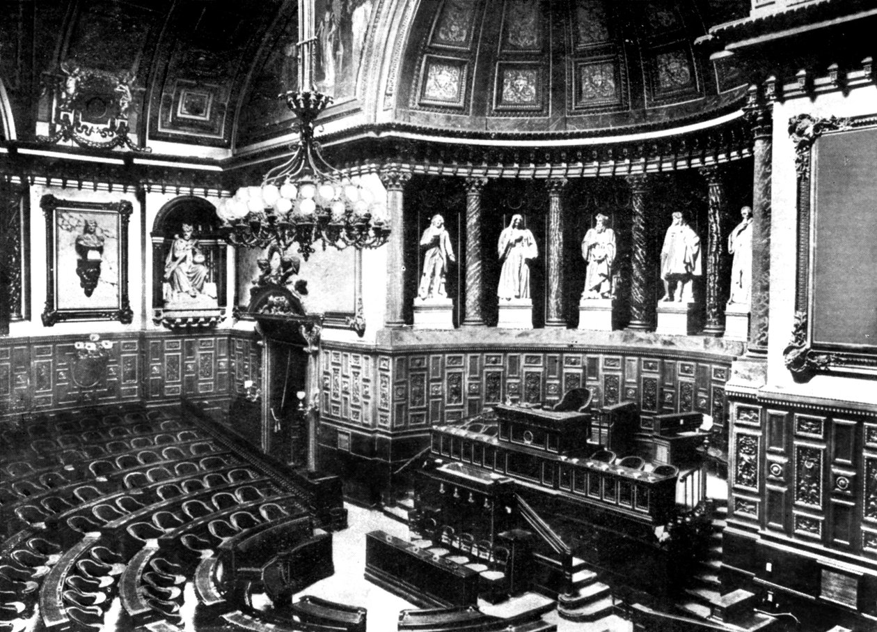Die Kammer des französischen Senats, Paris, Frankreich von Unbekannt