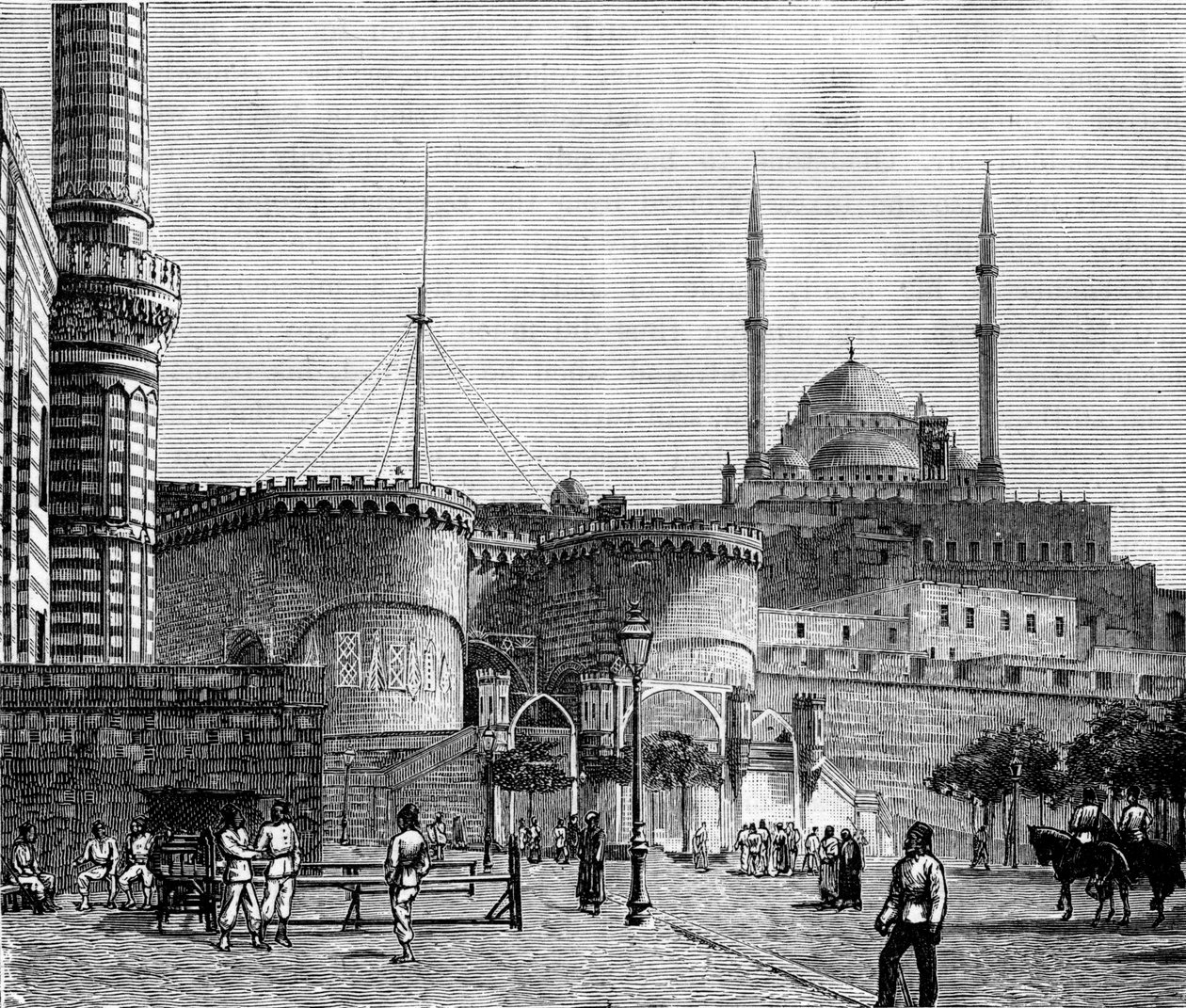 Die Zitadelle, Kairo, Ägypten, 1900 von Unbekannt