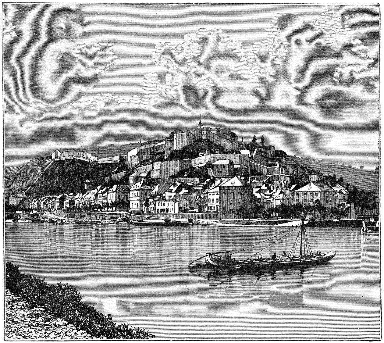 Die Zitadelle von Namur, 1898 von Unbekannt