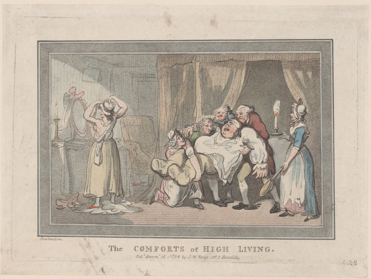 Die Annehmlichkeiten des guten Lebens, 16. Dezember 1794 von Unbekannt