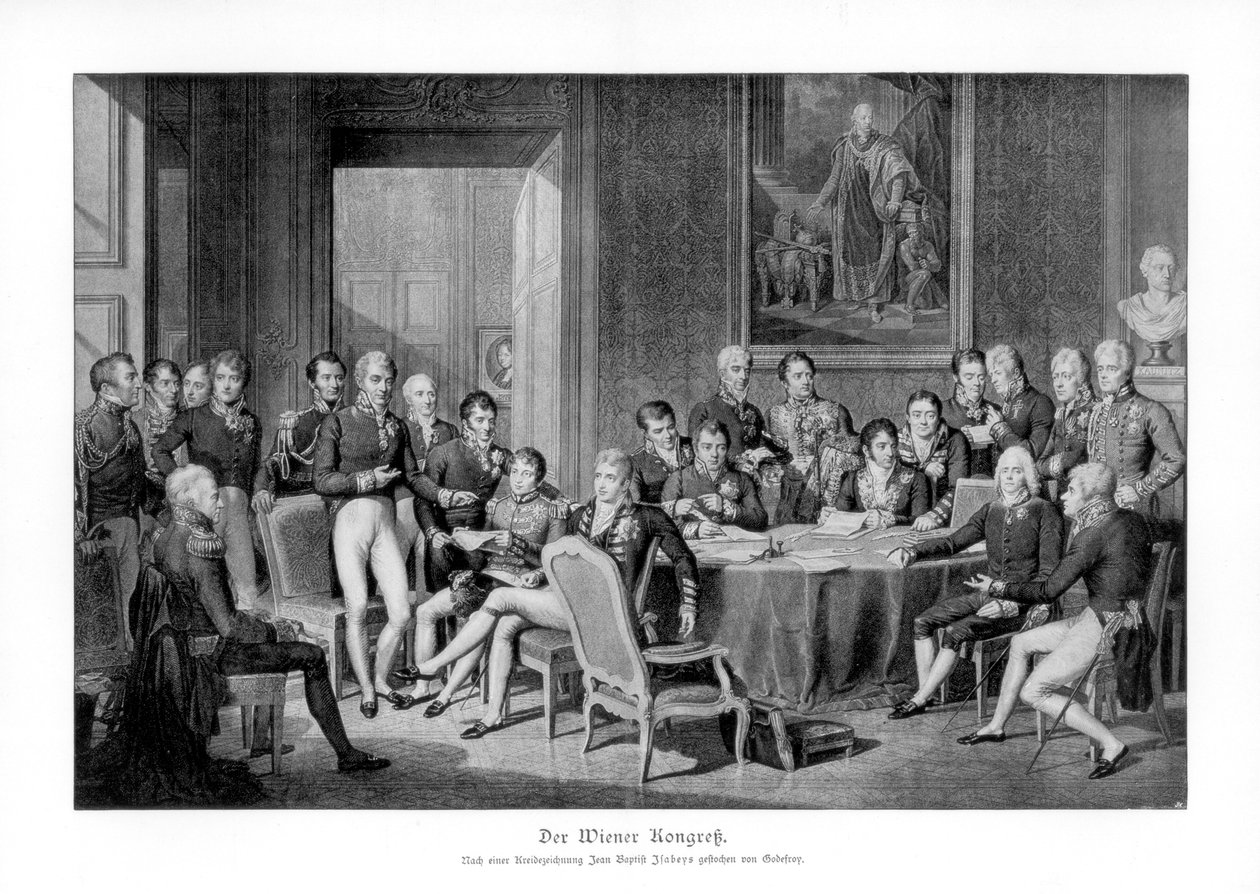 Der Wiener Kongress, 1814-1815, 1900 von Unbekannt