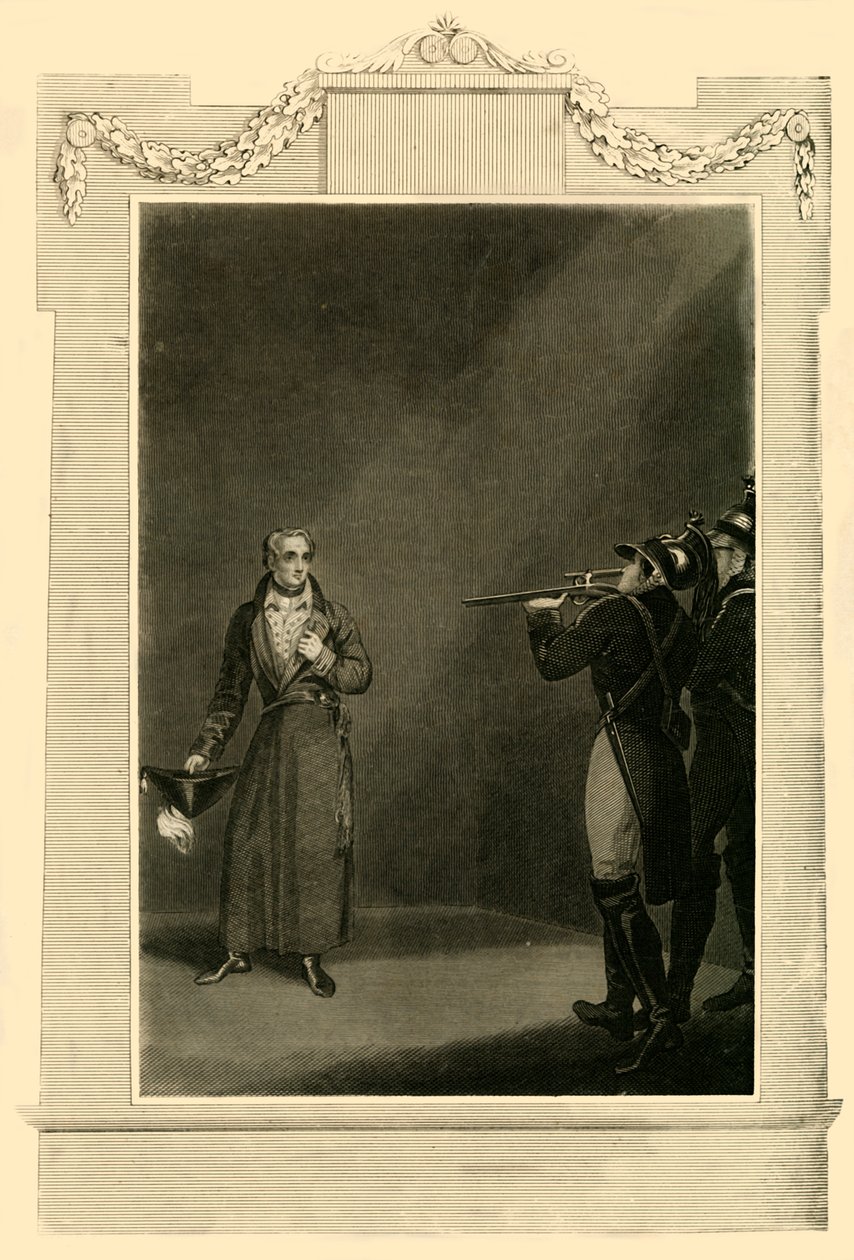 Der Tod von Murat, 1815 von Unbekannt