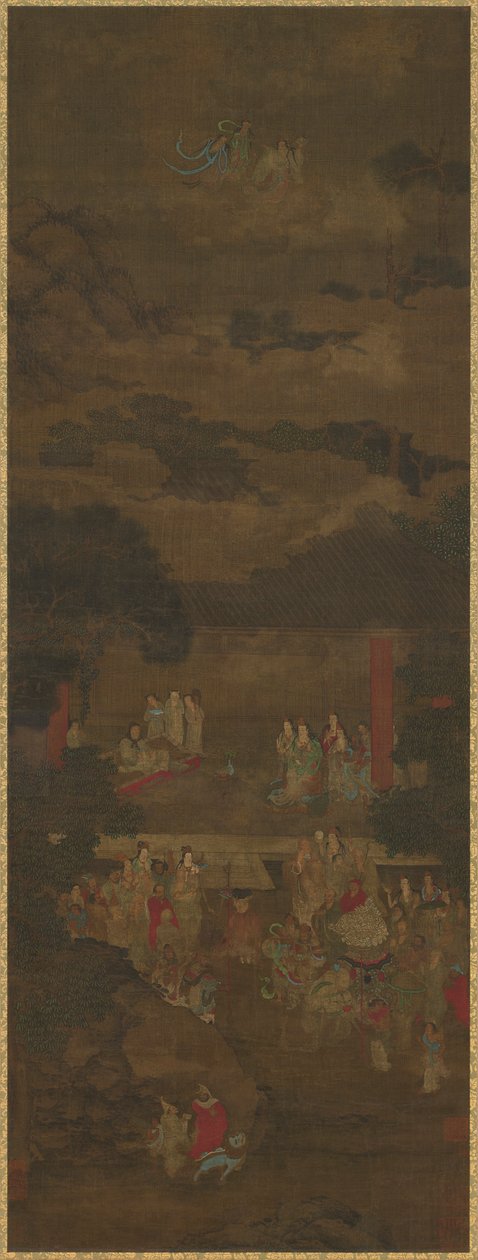 Das Gespräch von Vimalakirti und Manjusri von Unbekannt