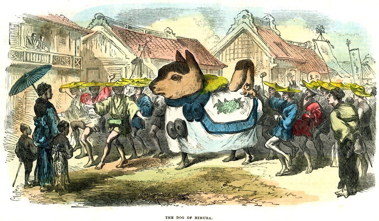 Der Hund von Himura, Japan, 1872 von Unbekannt