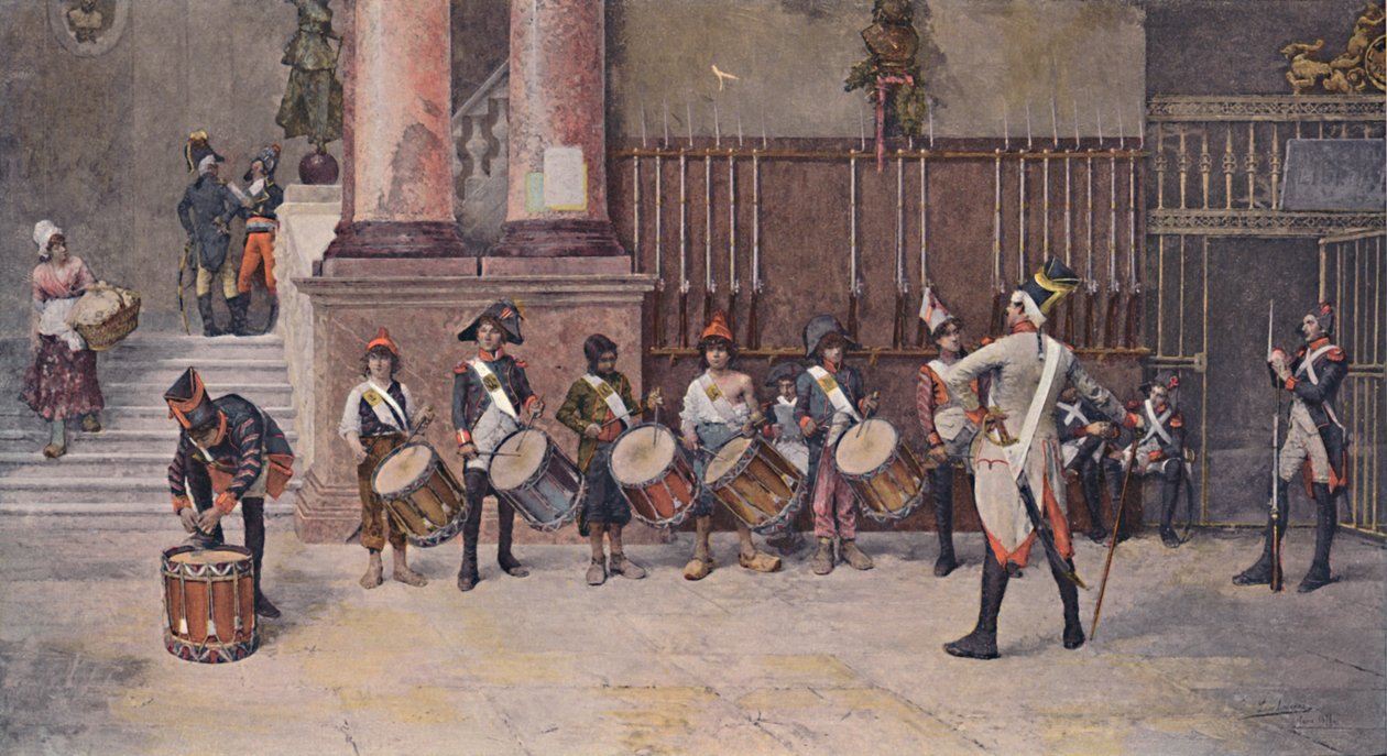 Die Trommler der Republik, 1896 von Unbekannt