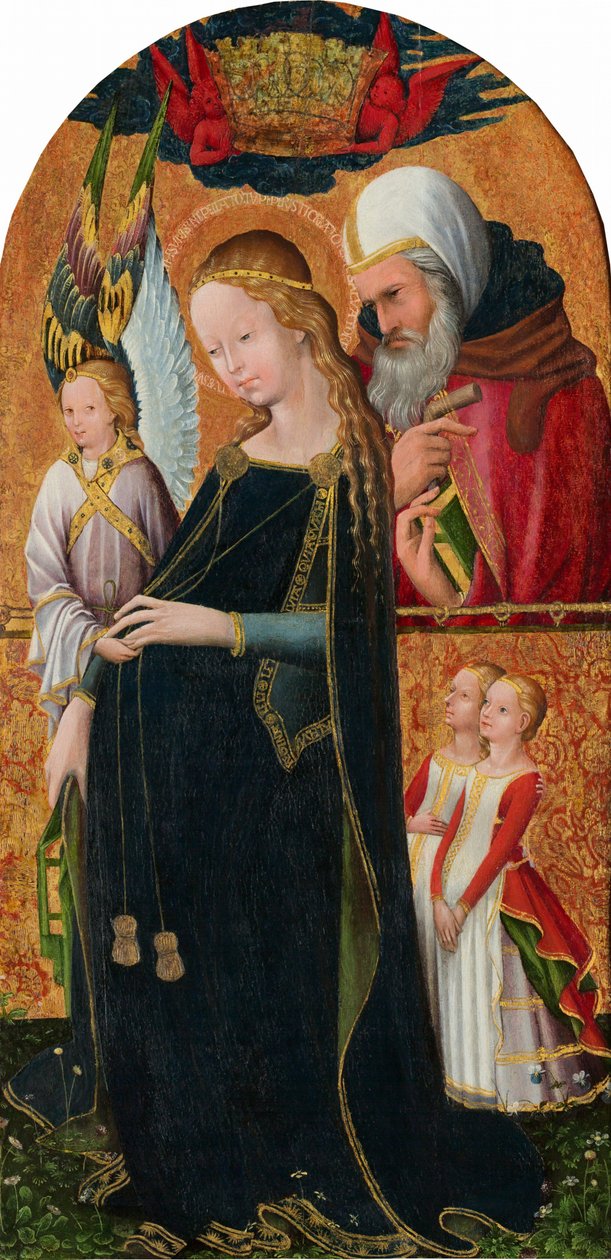 Die erwartende Madonna mit dem heiligen Josef von Unbekannt