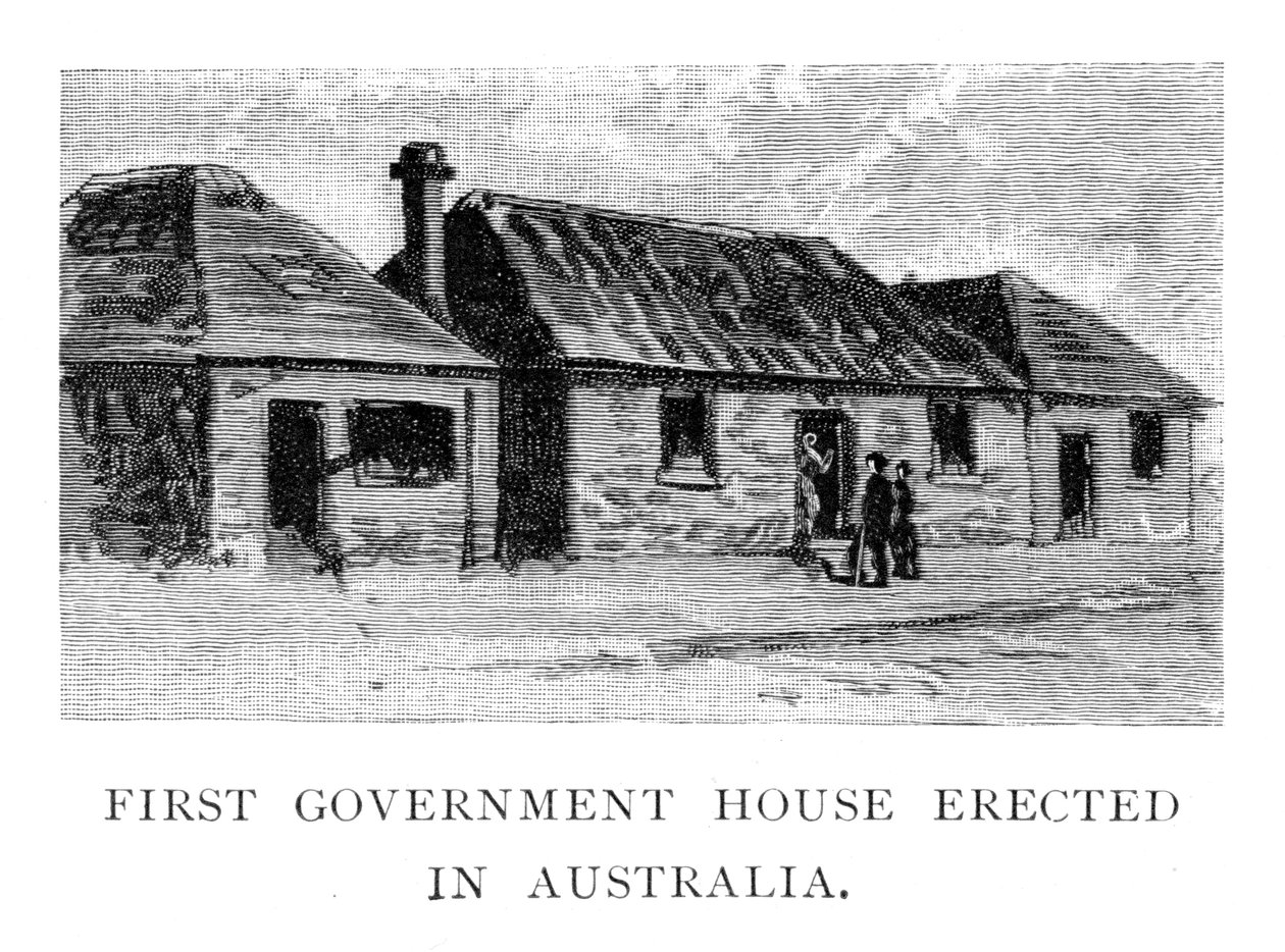 Das erste Regierungsgebäude, Sydney, Australien, 1886 von Unbekannt