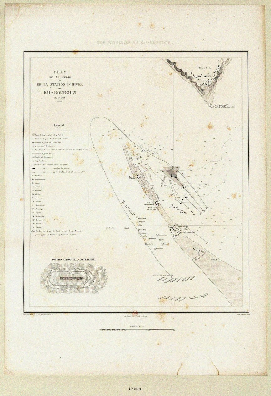 Die schwimmenden Batterien bei der Belagerung von Kinburn 1855-1856 von Unbekannt