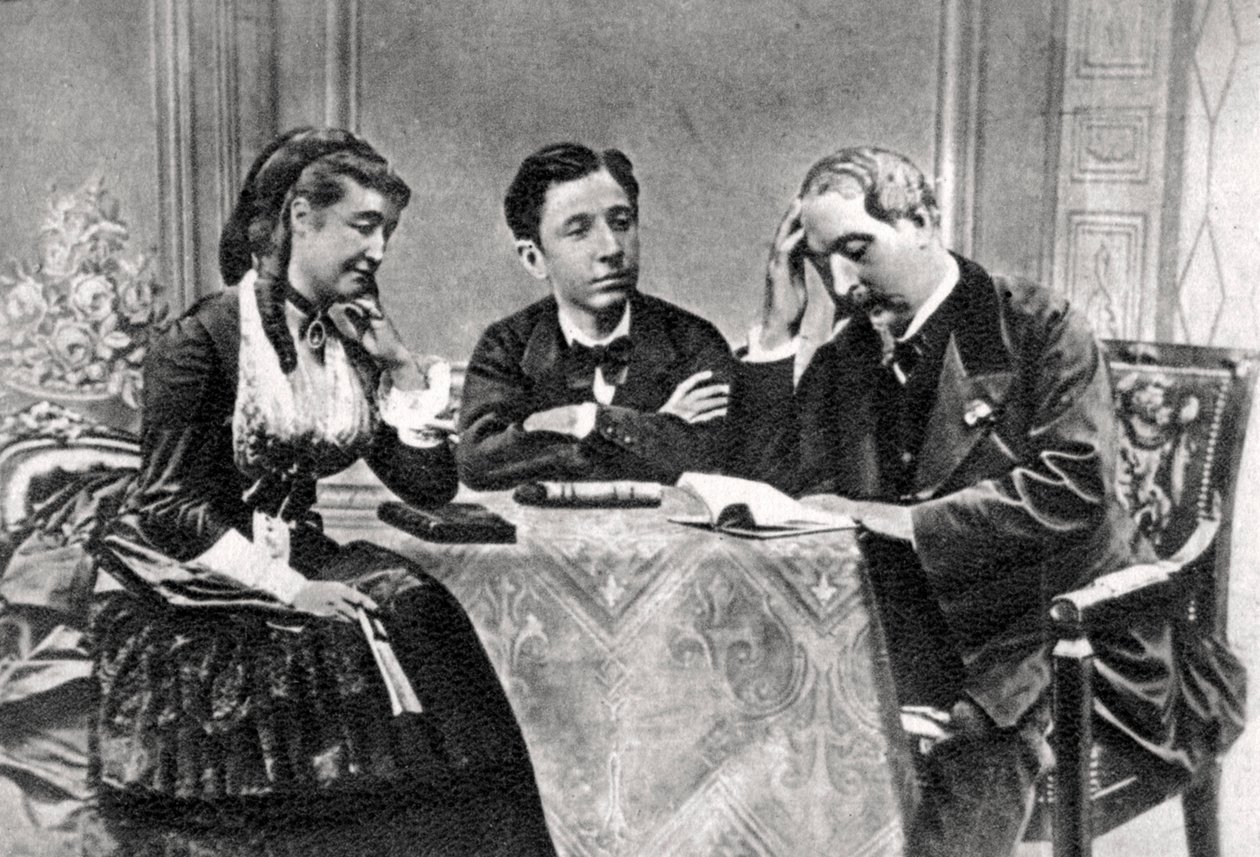 Die französische Kaiserfamilie im Exil, Chislehurst, Kent, 1871-1873 von Unbekannt