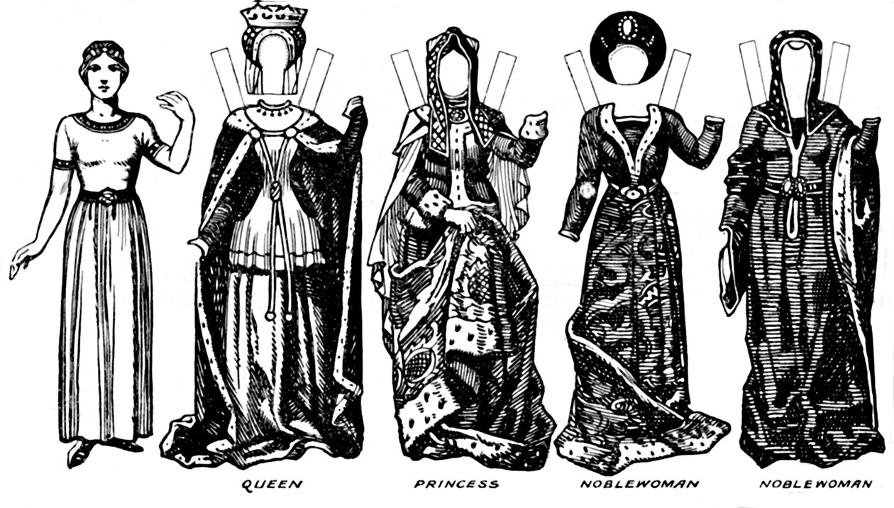 Die Galerie der britischen Kostüme: Die Kleider in der Herrschaft von Richard III., um 1934 von Unbekannt