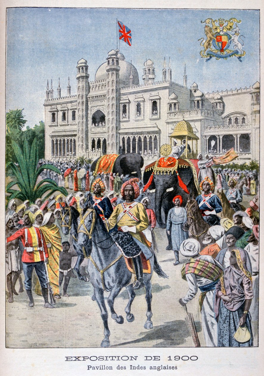 Der indische Pavillon auf der Weltausstellung 1900, Paris, 1900 von Unbekannt