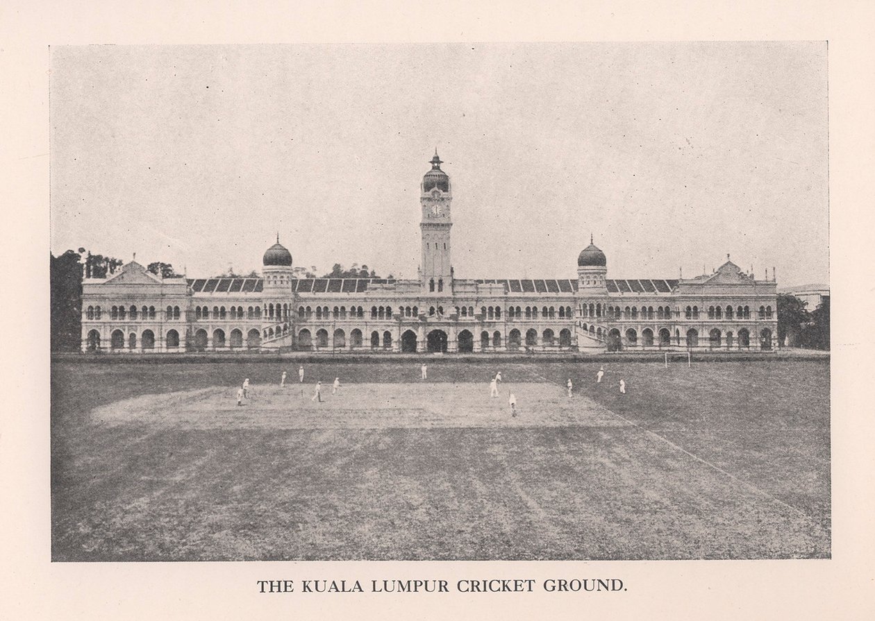 Der Kuala Lumpur Cricket Ground, Malaya, 1912 von Unbekannt