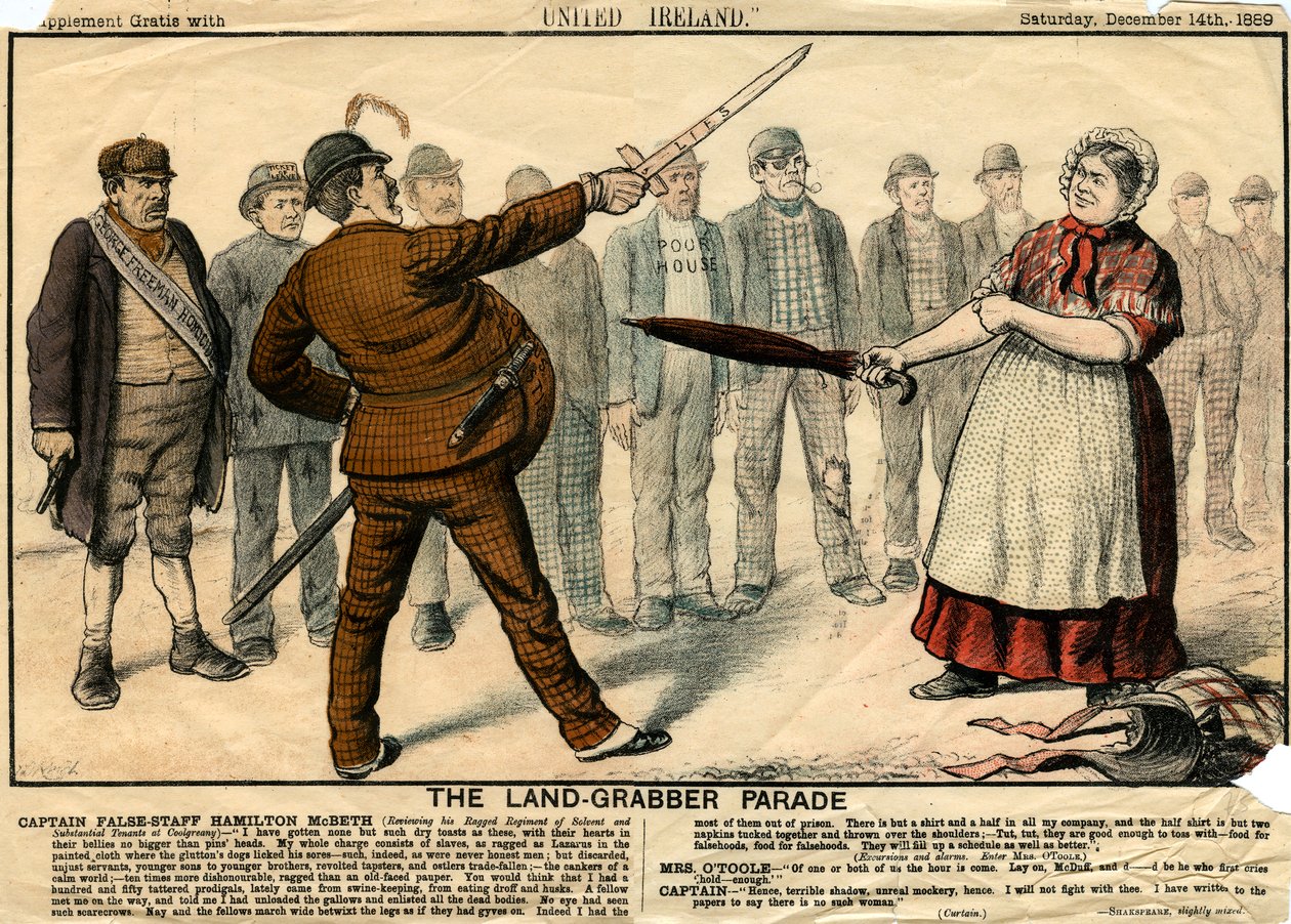 Die Landräuber-Parade, 1889 von Unbekannt
