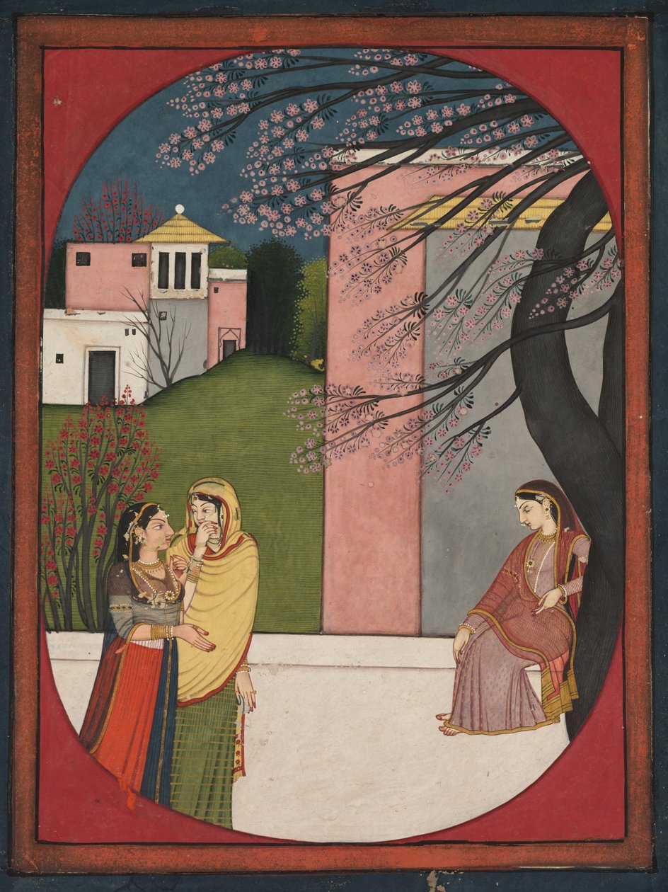 Die verliebte Heldin, aus einem Sat Sai von Bihari, 1780-90 von Unbekannt