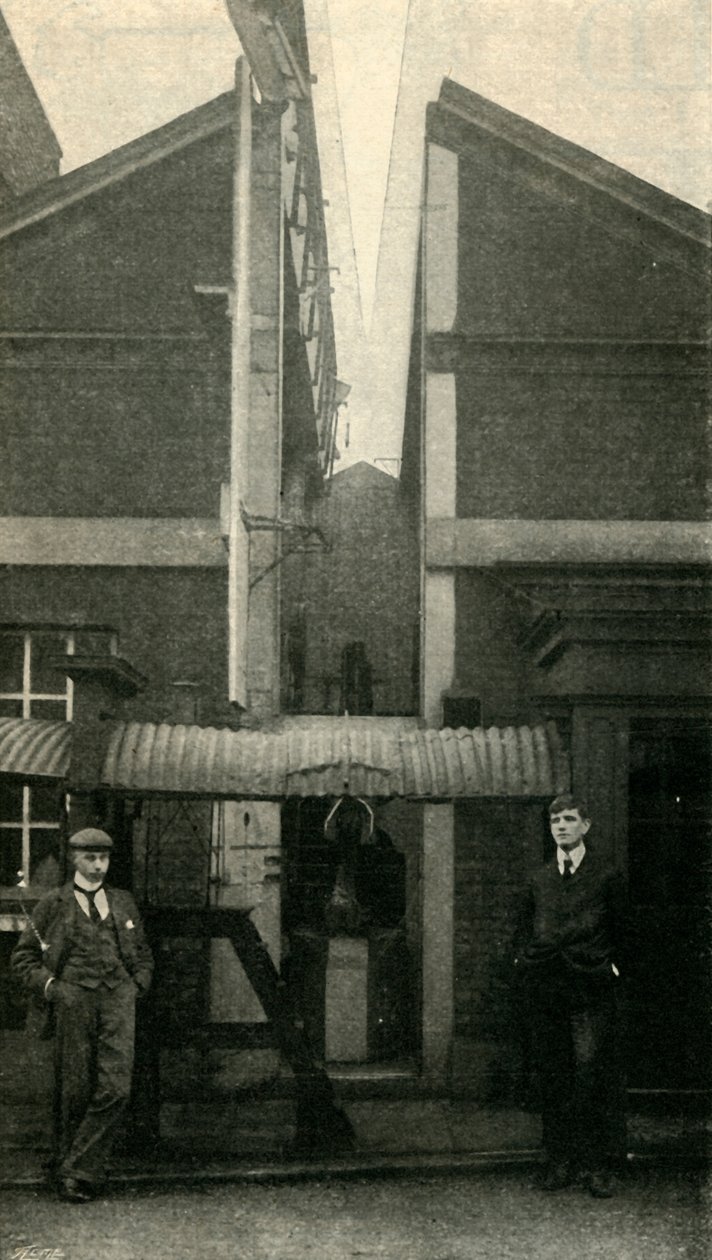 Der Meridian von Greenwich, von dem alle Zeitmessungen ausgehen, 1901 von Unbekannt