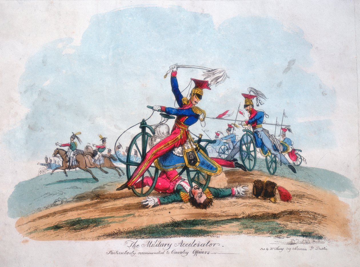 Der militärische Beschleuniger - Besonders empfohlen für Kavallerieoffiziere, ca. 1820 von Unbekannt