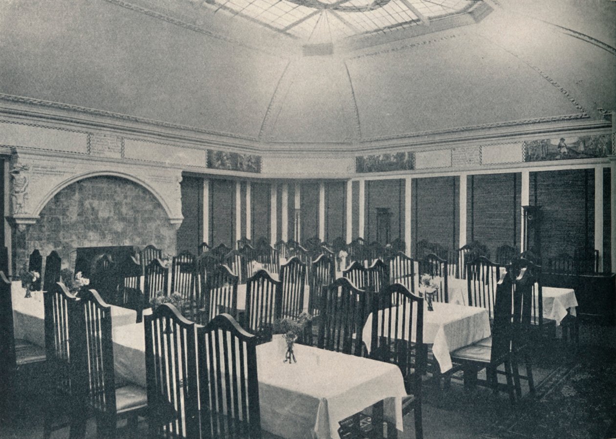 Der Morris Room im Clarion Café, Manchester, ca. 1911 von Unbekannt