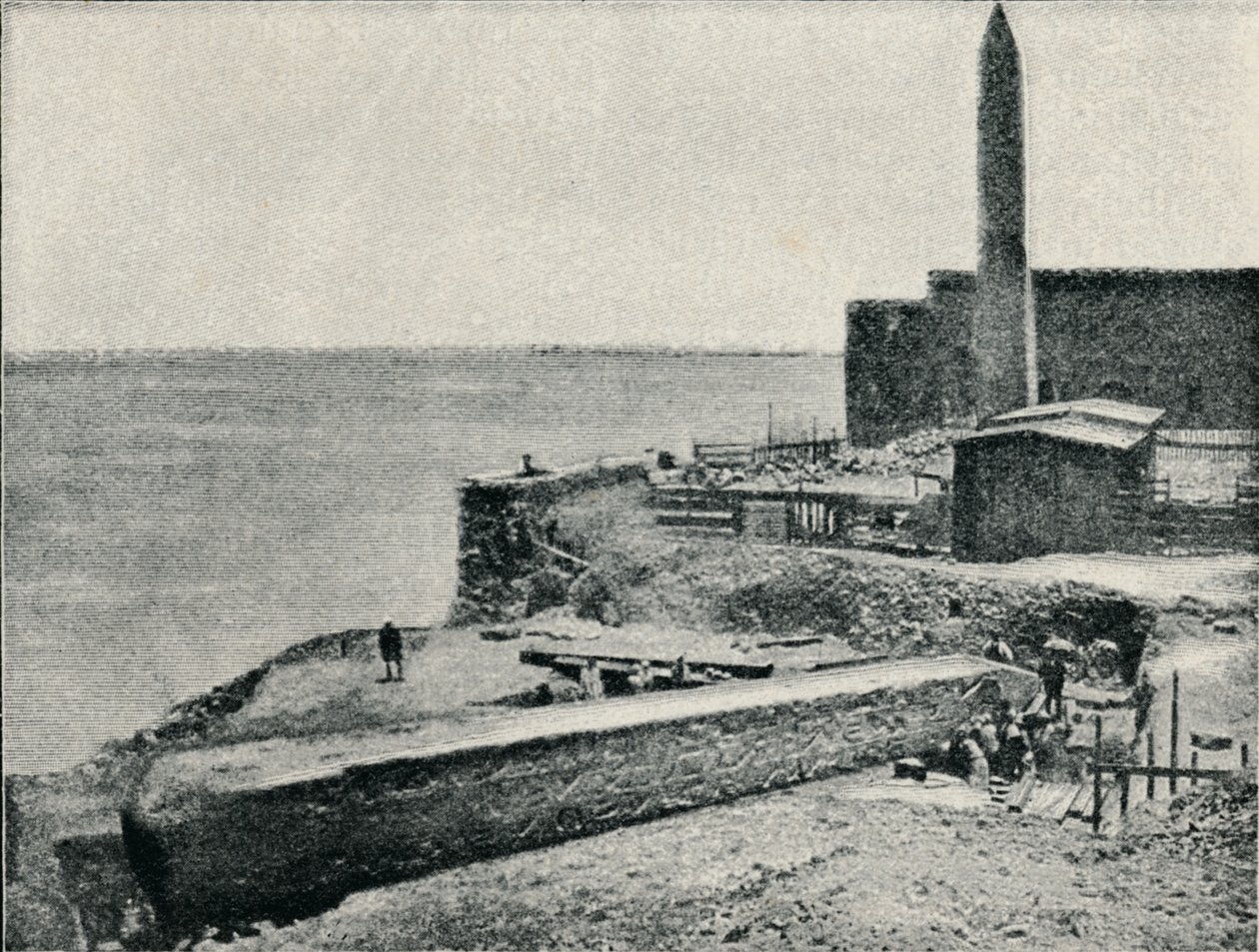 Die Nadel, wie sie in Alexandria fiel, 1877 von Unbekannt
