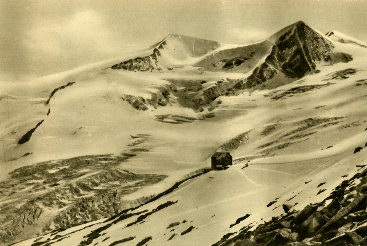 Die Neue Prager Hütte, Großvenediger, Tirol, Österreich von Unbekannt
