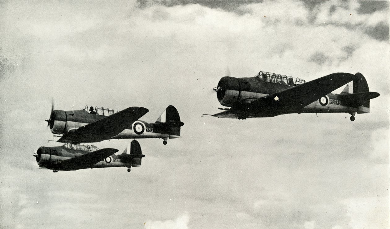 Die nordamerikanische Harvard, 1941 von Unbekannt