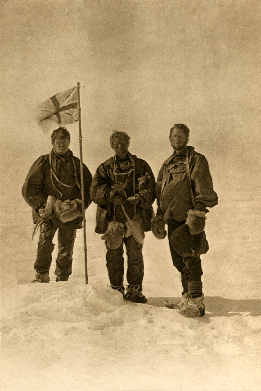 Die Nordpartei am Südmagnetpol, 17. Januar 1909 von Unbekannt