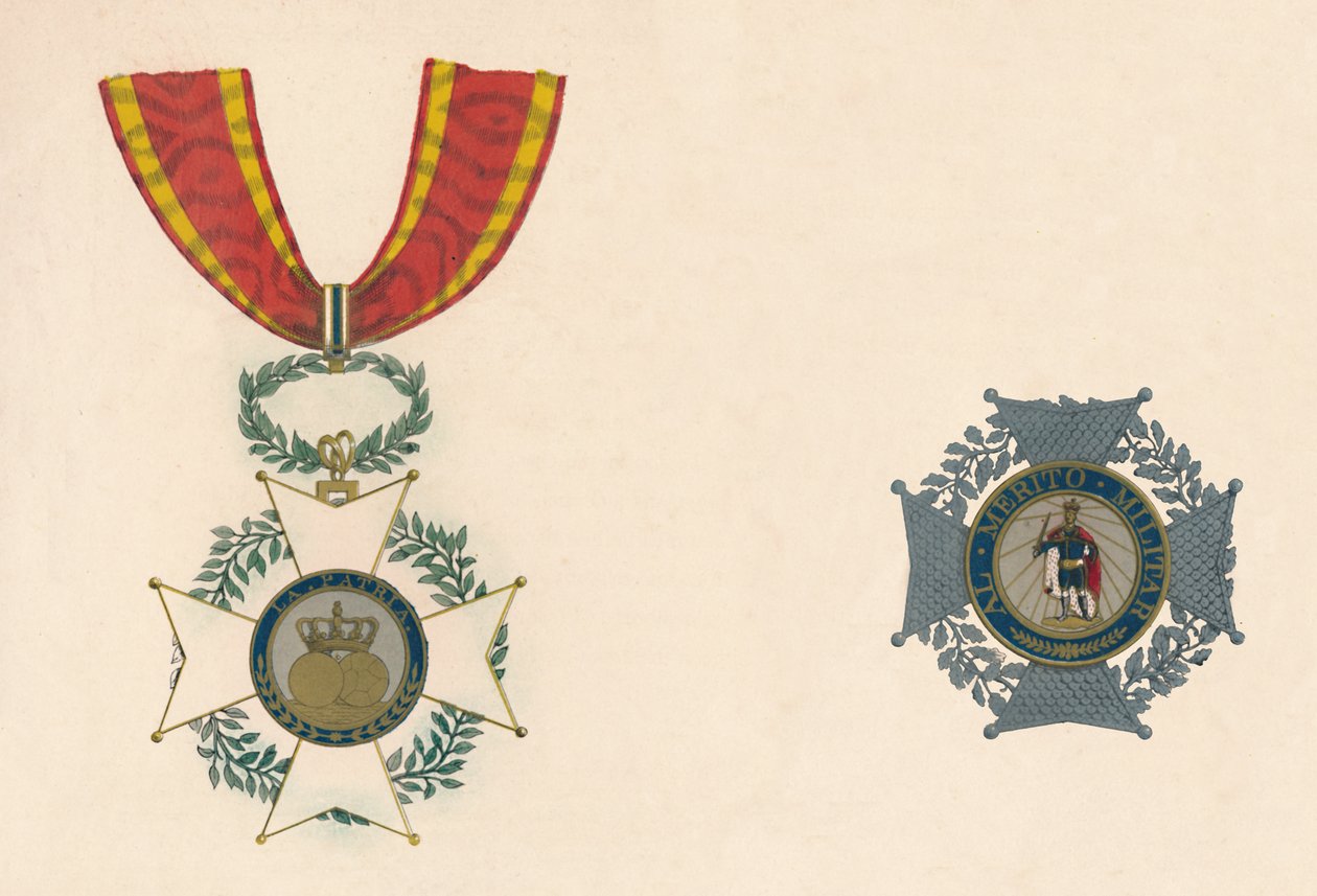 Der Orden von St. Ferdinand von Spanien, 19. Jahrhundert von Unbekannt