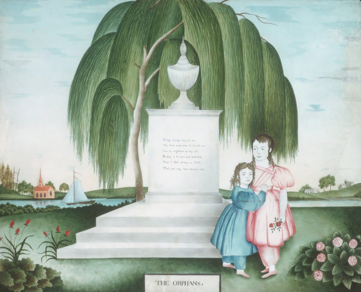 Die Waisen, ca. 1830 von Unbekannt
