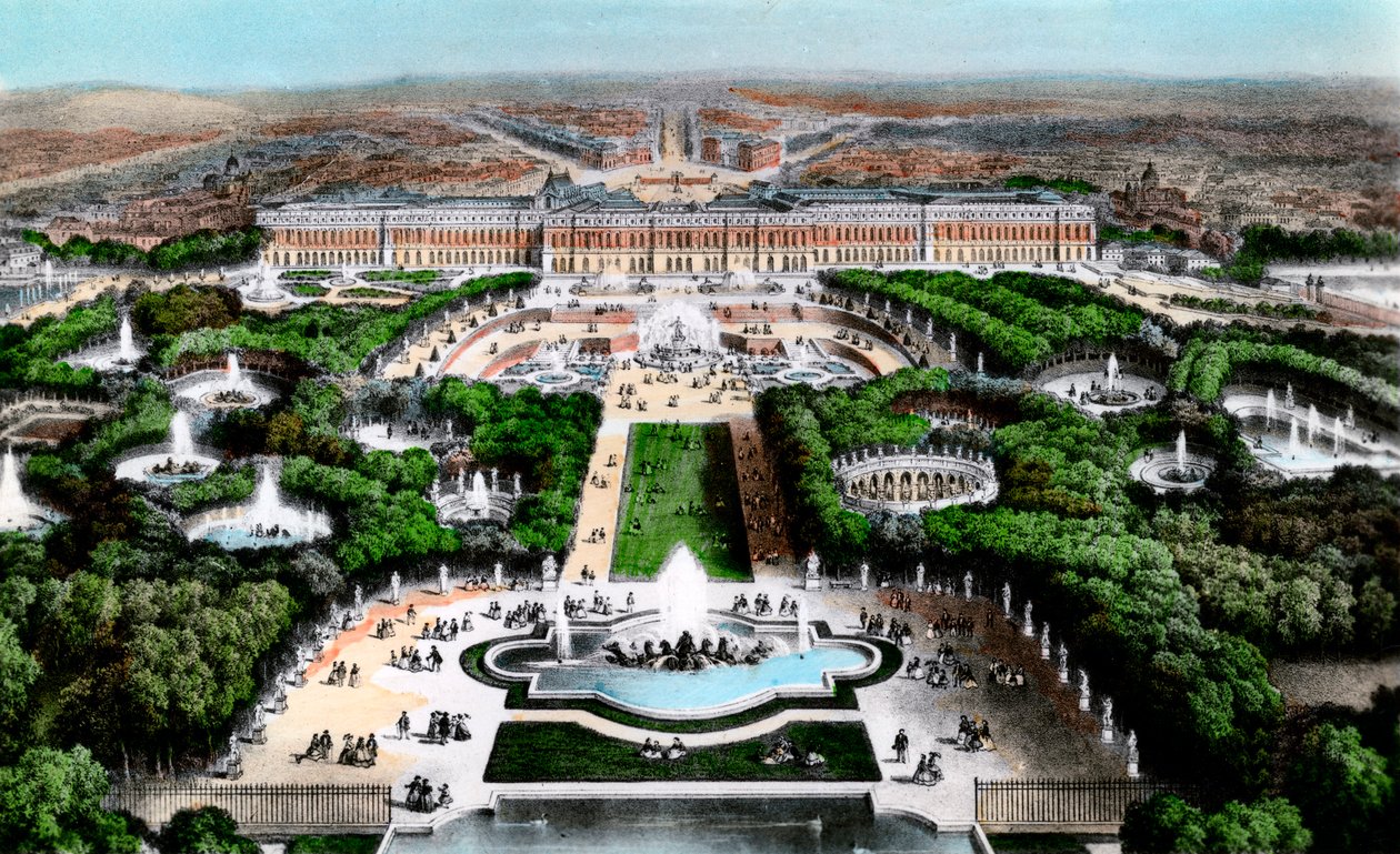 Der Palast von Versailles, Paris, Frankreich, frühes 20. Jahrhundert von Unbekannt