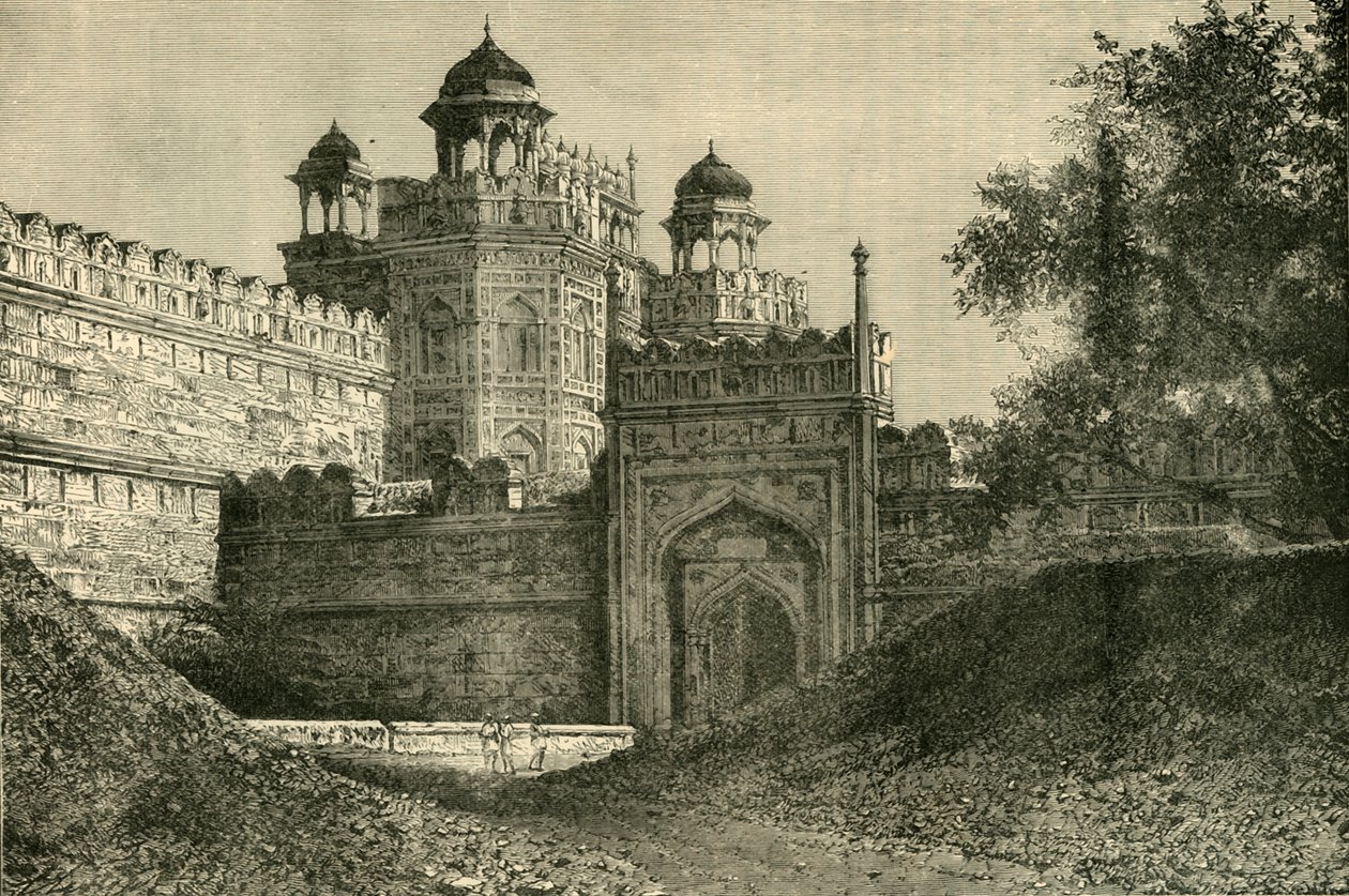 Der Palast der Mogulkaiser, Delhi, 1890 von Unbekannt