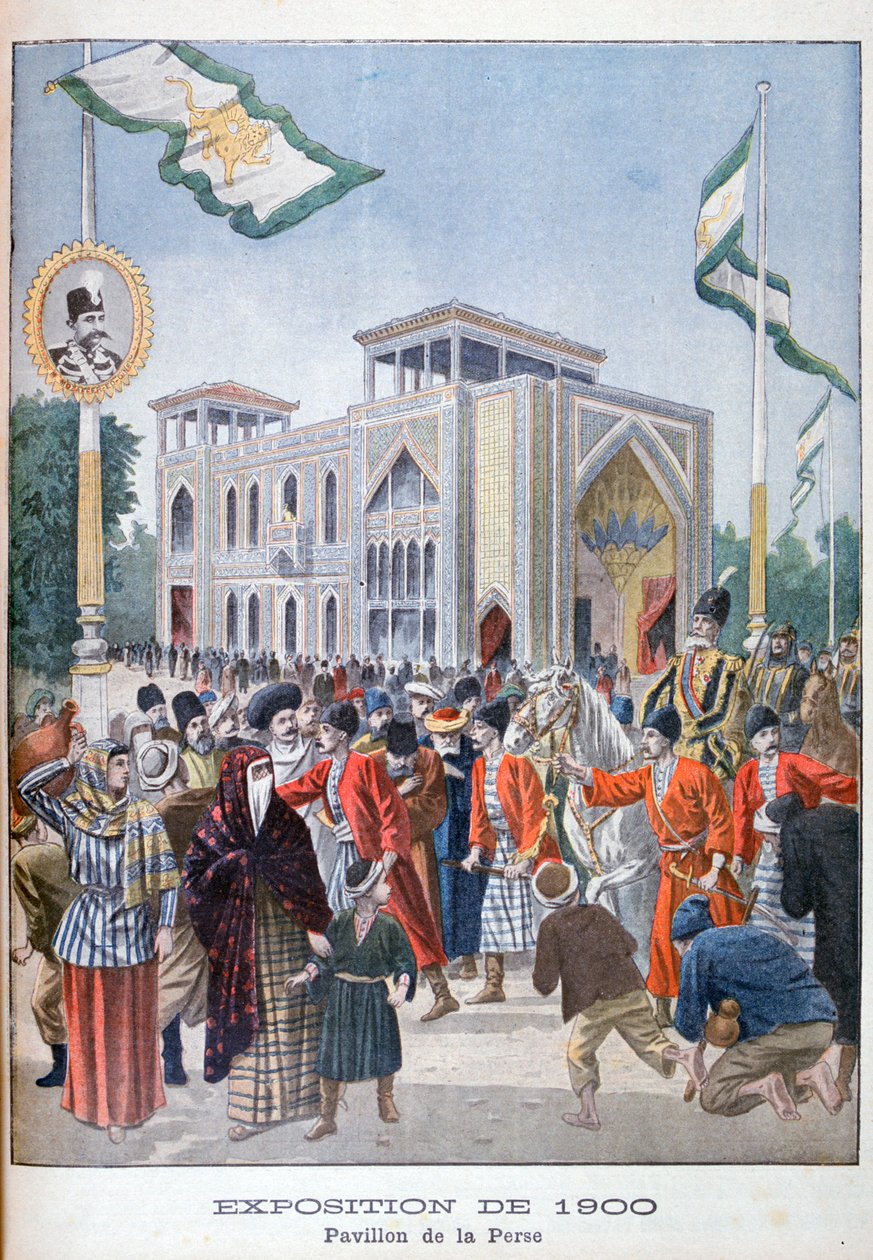Der persische Pavillon auf der Weltausstellung 1900, Paris, 1900 von Unbekannt