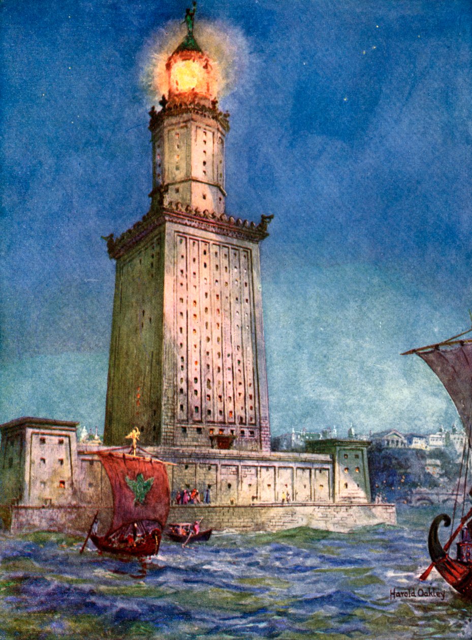 Der Pharos von Alexandria, Ägypten, 1933-1934 von Unbekannt