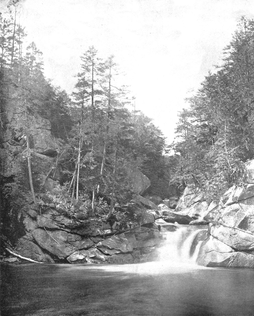 Der Pool, Franconia Range, White Mountains, New Hampshire, USA, um 1900 von Unbekannt