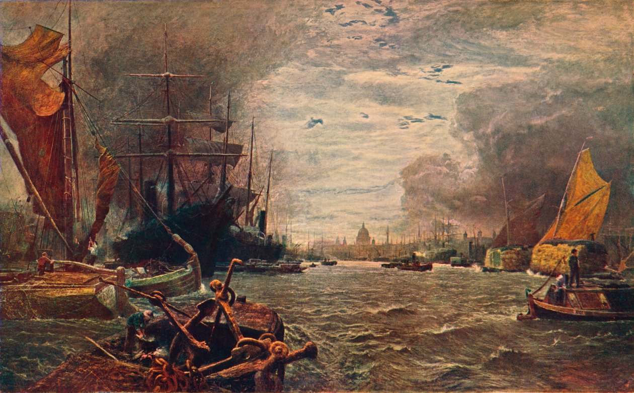 Der Pool von London, 1888 1906 von Unbekannt