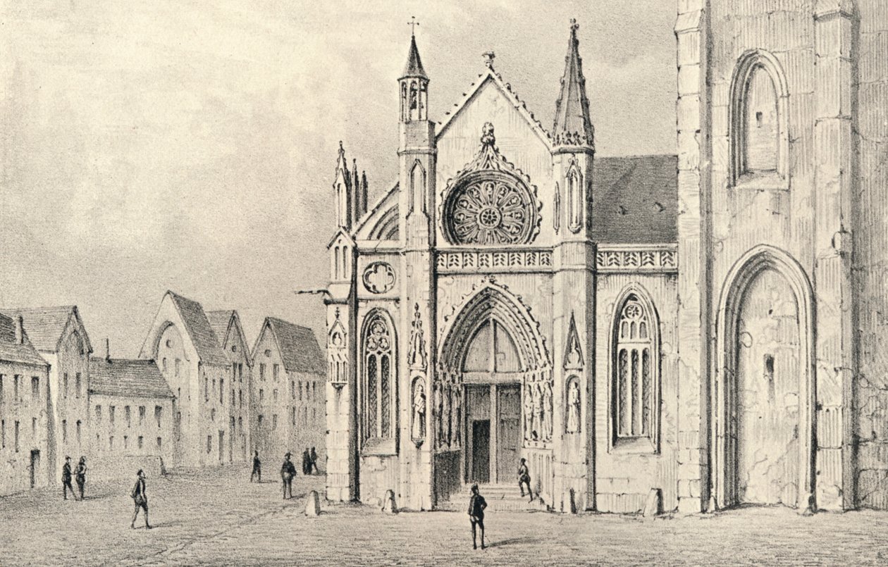 Das Portal der Kirche St. Jacques la Boucherie von Unbekannt