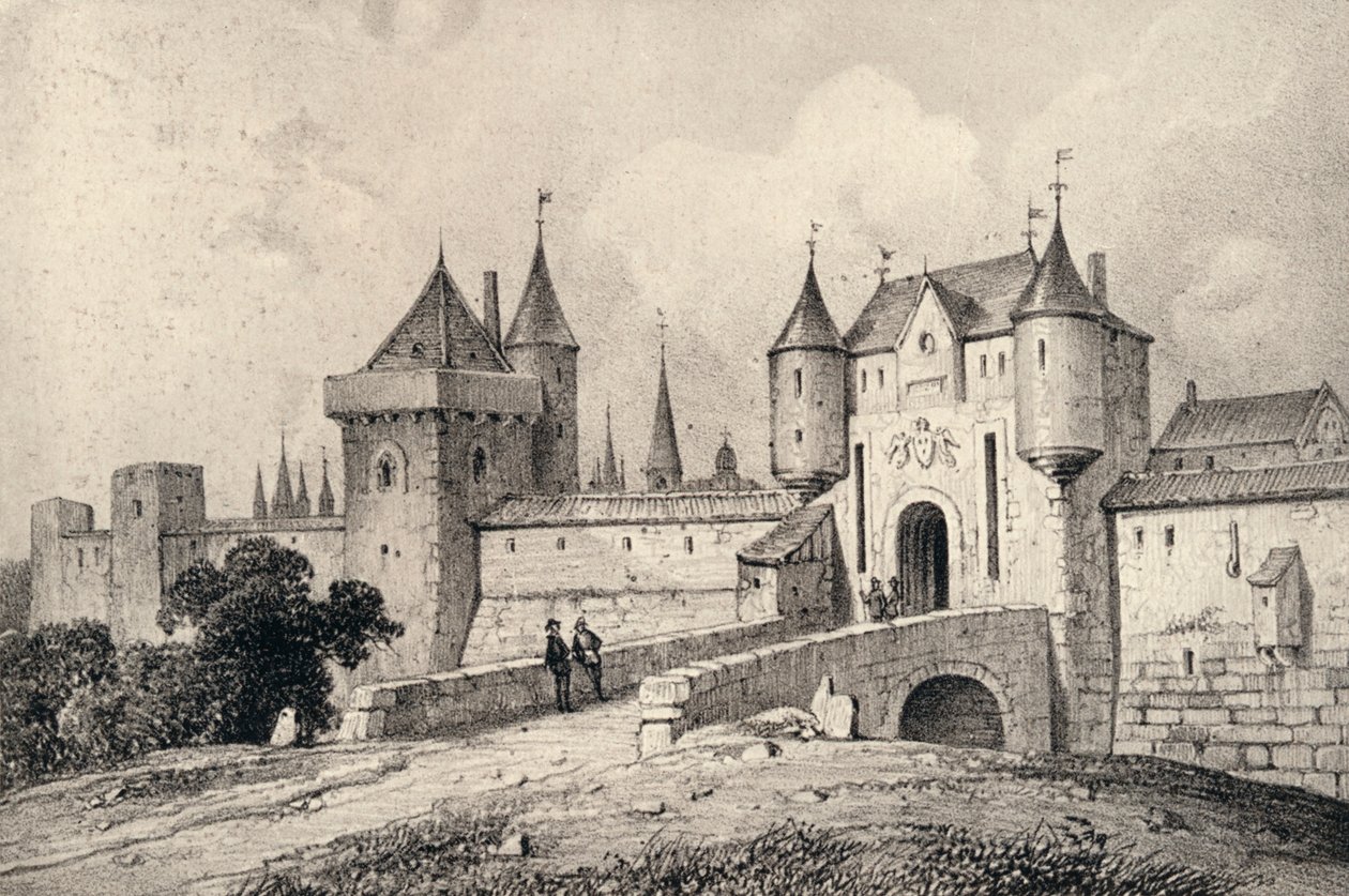 Das Porte St Honoré im 13. Jahrhundert, 1915 von Unbekannt