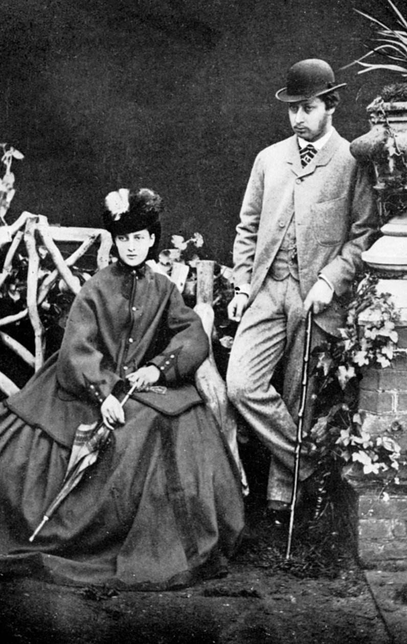 Der Prinz und die Prinzessin von Wales, 19. Jahrhundert, 1910 von Unbekannt
