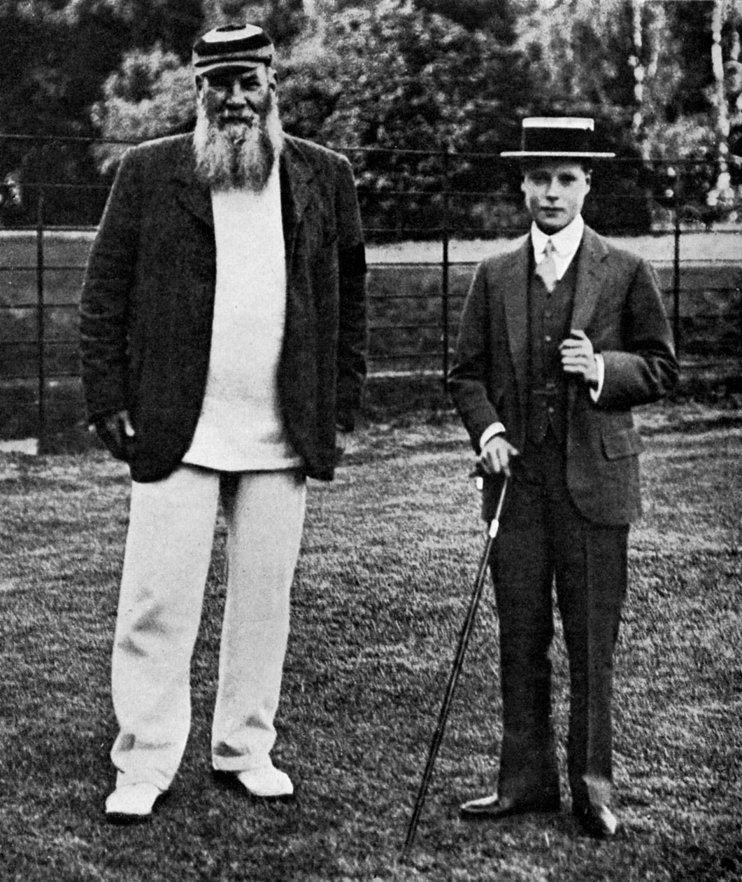 Der Prinz von Wales und WG Grace, 1911 1951 von Unbekannt